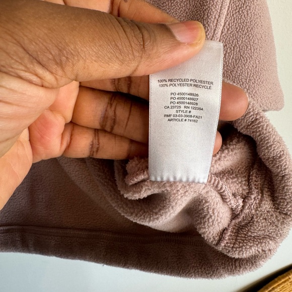 Aritzia TNA small pink fleece pullover…. - Picture 5 of 7